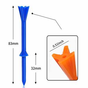 ทีพลาสติกสำหรับกอล์ฟ Passen Durable ขนาด 83 มม. พร้อมฐานเล็ก ดีไซน์สี่แฉก หลายสี ใหม่และทันสมัย น้ำหนัก 0.002 กก. - Product Image 3