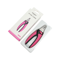 Shernbao NC-004 Coupe-ongles professionnel en acier inoxydable et plastique pour chiens, chats et petits animaux