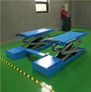 Vente directe usine : Plateforme élévatrice à ciseaux double niveau au sol - Product Image 6