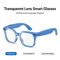 Lunettes de traduction IA 25+ langues Traducteur en temps réel Assistant vocal intégré ChatGPT Lunettes de soleil audio intelligentes