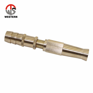 Système d'arrosage Raccord barbelé Pulvérisateur de buse de tuyau d'arrosage en laiton réglable - Product Image 4