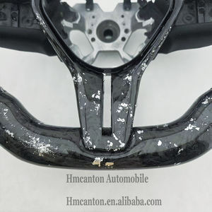 Hot Products Forged Carbon Fibre Smooth Leather White Stitching Steering <b>Wheel</b> for Infiniti Q50 Car Steering <b>Wheel</b> - Product Image 3