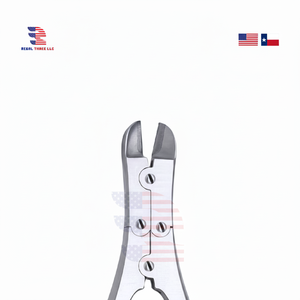 Coupeur de fil dentaire à double action coupe les fils orthodontiques durs jusqu'à 0.036 "Instruments chirurgicaux dentaires durables en acier dur - Product Image 1