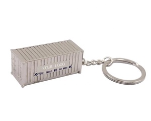 Porte-clés créatif en métal, camion de logistique, pendentif pour clés, accessoires de clés de voiture 3D tridimensionnels - Product Image 2