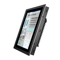 PC Industrial Todo en Uno de 23.6 Pulgadas con Pantalla Táctil de Alto Brillo, Panel Plano, Amplio Rango de Temperatura, Montaje en Pared/Soporte de Pared, en Stock