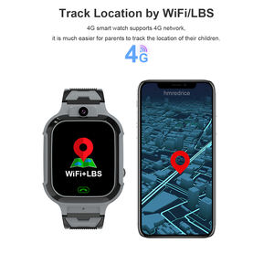 <span class=keywords><strong>Reloj</strong></span> Inteligente para Niños con Videollamadas 4G, Control Parental SOS, Diseño Cuadrado, Correa de Silicona, Resistente al Agua IP67, Magnético para un Aprendizaje Seguro - Product Image 1