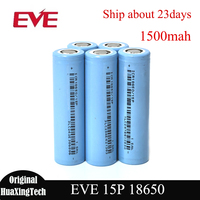 Batería de Iones de Litio Recargable 18650 EVE 15P/20P/29V/33V/35E 3.6V 1500mah-3500mah para Bicicletas Eléctricas, Juguetes, Patinetes Eléctricos y Drones