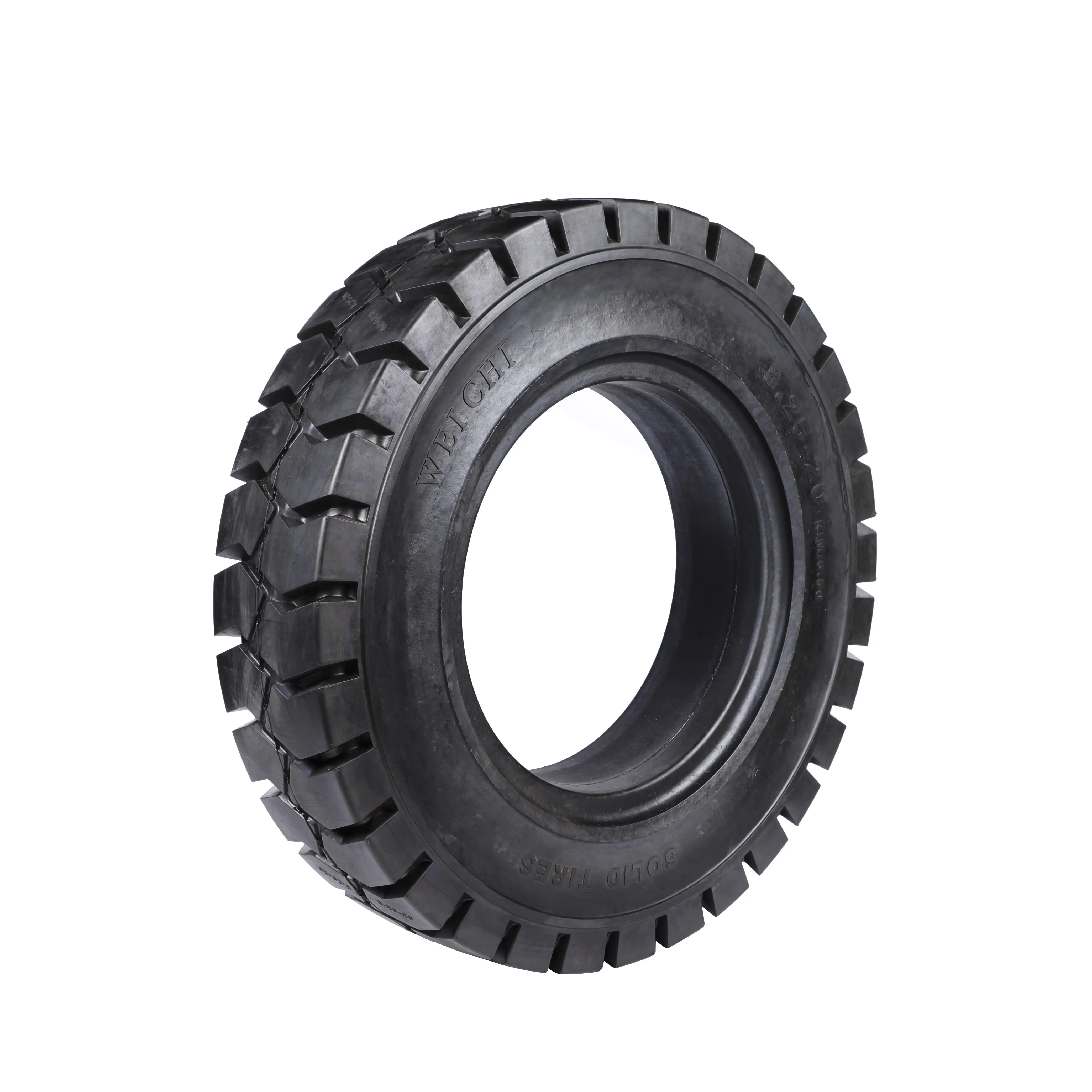 औद्योगिक फोर्कलिफ्ट टायर अच्छी गुणवत्ता वाला रबर टायर A8.25-20 फोर्कलिफ्ट के लिए ठोस टायर