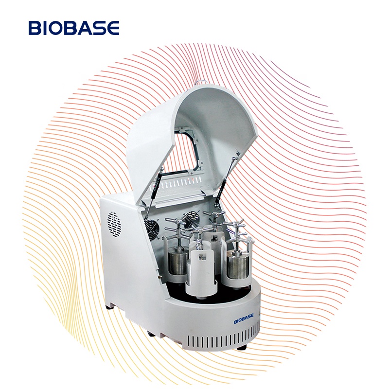 BIOBASE Вертикальная Планетарная шаровая мельница (полукруглая) Высокоскоростная шаровая мельница для лаборатории/промышленности