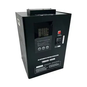 90-270VAC hingga 220V Regulator tegangan AC dipasang di dinding 10KVA fase tunggal penggunaan SVC penstabil tegangan stabil