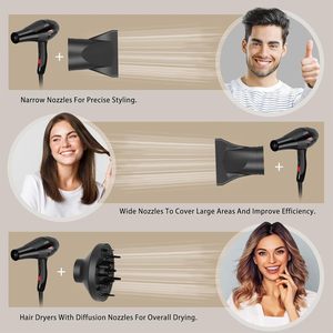 Secador de Pelo Profesional con Iones Negativos, Secador de Pelo de Alta Velocidad para Salón y Hogar - Product Image 5