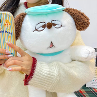 Peluche chien Olaf Snoopyed japonais mignon, poupée de dessin animé, grand oreiller de couchage, cadeau pour enfant fille
