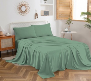 Set di <span class=keywords><strong>Lenzuola</strong></span> di Qualità Alberghiera 200TC con Angoli Profondi e Elastico Rinforzato a 360°, Direttamente dalla Fabbrica <span class=keywords><strong>per</strong></span> Cliniche e Strutture Ricettive - Product Image 4