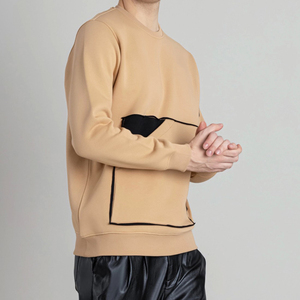 Venta al por mayor de sudadera con logotipo personalizado impreso para los hombres de alta calidad de algodón suave liso Sudadera de cuello redondo para los hombres - Product Image 4