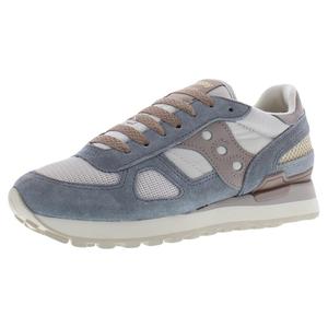 Zapatos Saucony Shadow Original para Mujer, Color Avena Carbón, Malla Sólida, con Cordones, Estilo Deportivo - Product Image 1