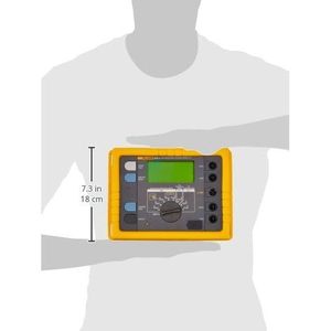 Fluke 1625-2 Probador de Conducción Eléctrica de Tierra Avanzado, 7.3 Pulgadas (18 cm), Medidor de Conductividad Eléctrica del Suelo, Alimentado por Batería, Amarillo - Product Image 1