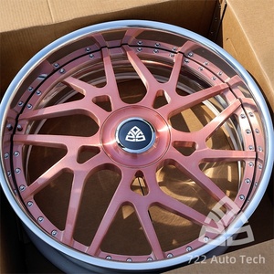 722auto Jantes forgées 2 pièces à profil profond Or Rose pour Chevrolet Impala Pontiac Oldsmobile Forgtoss Wheel, tailles 20 21 22 23 24 26 - Product Image 4