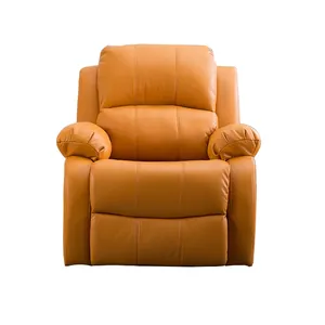 Современное кожаное кресло Lazy boy с функциональным стулом, диван для гостиной