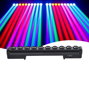 Barre de lumière LED mobile à faisceau 10 yeux 40W RGBW 4-en-1, 3 °   Projecteur à tête mobile DMX512 à faisceau étroit pour DJ, discothèque et éclairage de scène - Product Image 2