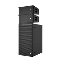Enceinte Line Array 10 pouces amplifiée avec angle réglable, 380W, réponse en fréquence 65Hz-18kHz, SPL de crête 127dB pour sonorisation de festival