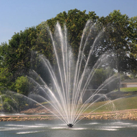 Fuente de Agua Musical Personalizada para Exteriores, Fuente de Agua de Acero Inoxidable con Luz LED Subacuática, Decoración de Jardín