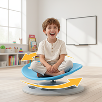 Chaise rotative pour l'intégration sensorielle des enfants, équipement d'entraînement vestibulaire pour garçons de 6 mois, en plastique