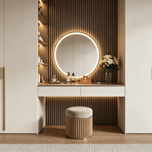<span class=keywords><strong>Armoire</strong></span> de chambre à coucher en bois naturel RTA (prête à assembler) avec tiroirs et tringle de suspension pour la décoration intérieure – Fabrication OEM/ODM - Product Image 3