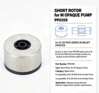 ROTOR PENDEK untuk POMPA M OPAQUE PP0359 untuk Printer Inkjet Seri S4 S8 9040 M
