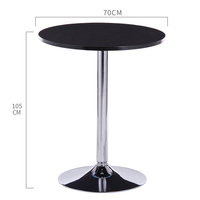 Nouveau et à la mode maison et entreprise plateau de table de bar en bois réglable en hauteur