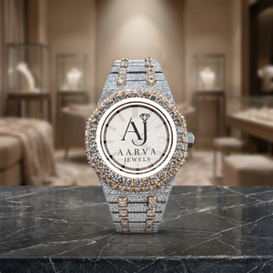 Reloj Mecánico AARVA JEWELS Iced Out Tonneau para Hombre, Reloj de Pulsera de Lujo Automático con Diamantes Moissanite - Product Image 1
