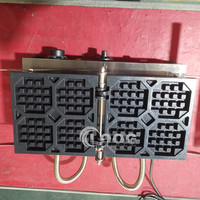 Machine à gaufres carrées Goodloog 4 en 1, en acier inoxydable, antiadhésive, rotative, électrique, commerciale, vente en gros d'usine