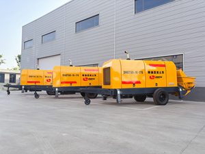 Pompe concrète de la pompe HBTSC40 de remorque concrète de moteur diesel pour le projet de construction - Product Image 6