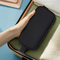 Pochette Organisateur Tech avec Poignée, Sac pour Accessoires Électroniques, Organisateur de Câbles, Pochette de Voyage pour le Bureau et les Déplacements
