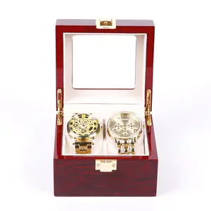 Luxury Wooden Watch Gift Box Custom Logo Design Laser Engraving Recycled Materials-Factory Wholesale for Candle Stickers Storage