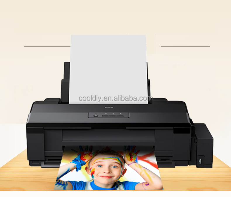 L1800 Printer Inkjet A3/A3 + sublimasi, Printer Transfer Digital 6 warna tinta kertas cetak