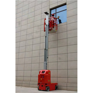 Elevador de tijera hidráulico Manlift móvil de un solo mástil autopropulsado para construcción, hogar, granja, restaurante, tiendas de impresión, uso - Product Image 3