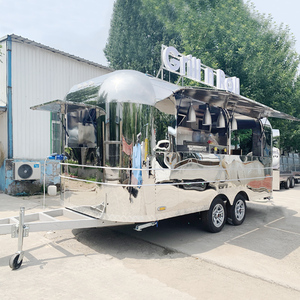 Concession approuvée CE de camion de nourriture remorque chariots de nourriture de camion de café remorques de nourriture en acier inoxydable à <span class=keywords><strong>vendre</strong></span> - Product Image 2