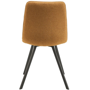 Sedia da Pranzo Moderna ed Elegante in Tessuto <span class=keywords><strong>Color</strong></span> <span class=keywords><strong>Senape</strong></span> con Schienale Morbido per Sala da Pranzo e <span class=keywords><strong>Cucina</strong></span> - Product Image 4