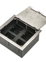 Fpaier Panneau de prises de sol de type ouvert en acier inoxydable à montage plat Norme IP20 pour mise à la terre résidentielle et usage général