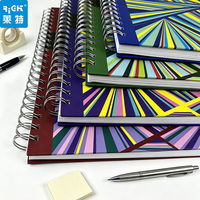 Carnets à spirale A4 à couverture souple, lignés, service d'impression direct usine