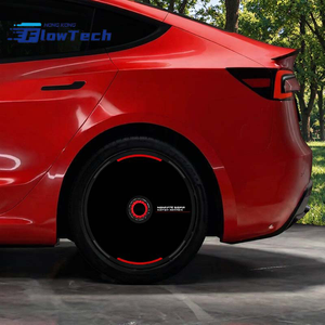 Cubiertas de Rueda FlowTech ABS UV de 18, 19 y 20 Pulgadas en Negro Mate para Tesla Model Y y Model 3 Juniper – Tapacubos Aero con Protección Completa del Rin - Product Image 5