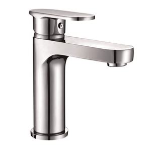 Populaire banheiro unico punho quente luz fria torneira pia torneira levou matériel de bronze torneira da bacia - Product Image 6