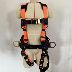 Cinto de Segurança de 5 Pontos para Proteção Contra Quedas em Trabalho em Altura, Cinto D-Ring com Almofadas para Lombar e Ombros, Cinto de Segurança de Corpo Inteiro - Product Image 2