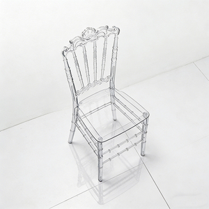 Silla de Oficina Apilable de Acrílico Transparente para Bodas y Eventos, Muebles de Cristal Transparente, Mejor Vendedor - Product Image 5