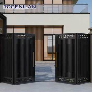 Rogenilan Derniers moteurs de <span class=keywords><strong>portail</strong></span> Robustes et lisses Aluminium de haute qualité Pliant automatique Résidentiel Portes d'allée extérieure - Product Image 1