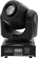 Lumière de scène à tête mobile 30W, motif DMX512 RGBW, éclairage de scène professionnel multiple pour DJ, discothèque, mariage, fête, bar de danse