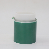 Ruban adhésif PET silicone vert haute température, directement de l'usine, 33m, pour revêtement en poudre et galvanoplastie