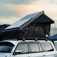 Tente de toit 4x4 Tente de toit de voiture à coque dure Dachzelt Hartschale Auto Grande tente de toit 4 personnes avec panneau solaire