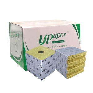 Upuper nhà sản xuất tại Trung Quốc trồng trọt trung bình 6x6 thủy canh khối phát triển đá len khối - Product Image 1