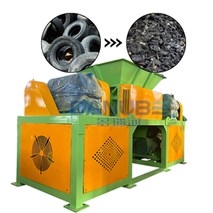 Double Shaft Shredder Biomass Household Waste Shredder Old Cloth Plastic Pelletizer Granulating Production Line Rdf Plant - Product Image 1